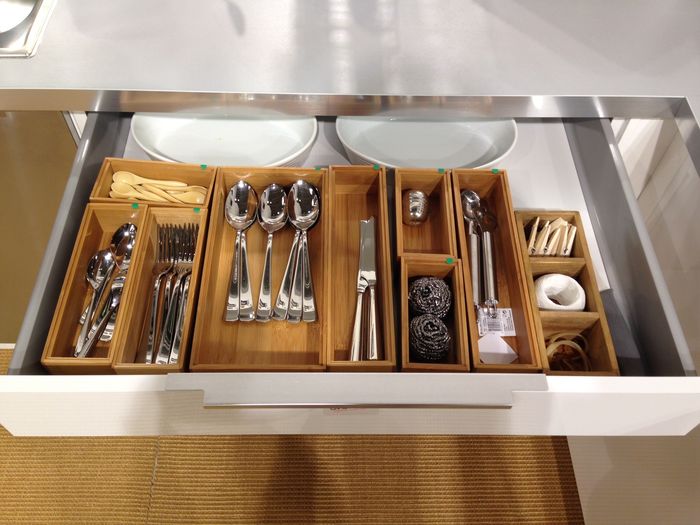 "Osaka" XL Bamboo Storage Organiser Box 6 Compactor