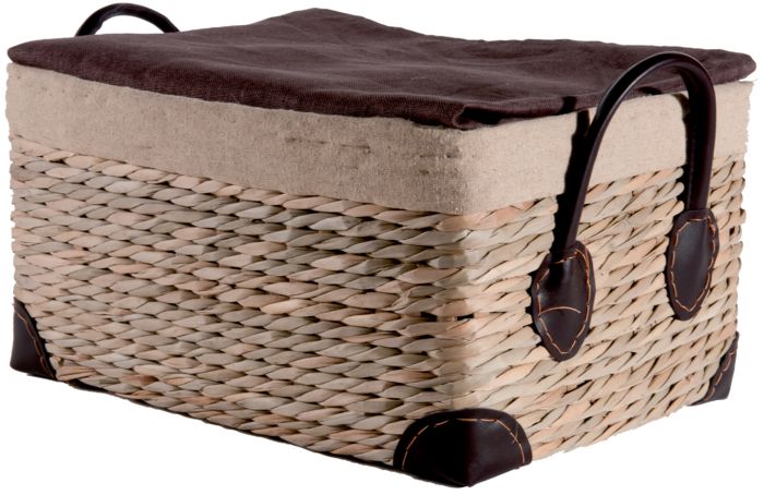 "Pampa" Seagrass Storage Basket with Handles 1 Compactor