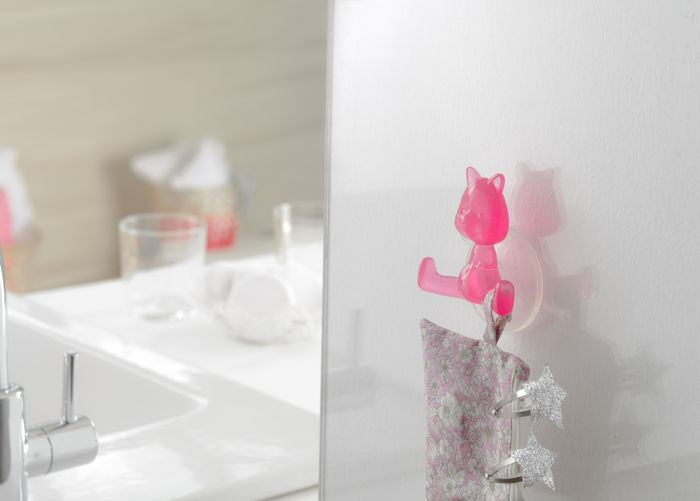 Pink Cat Funny Hook x 3 2 Compactor