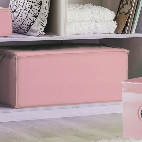 Pink duvet storage bag