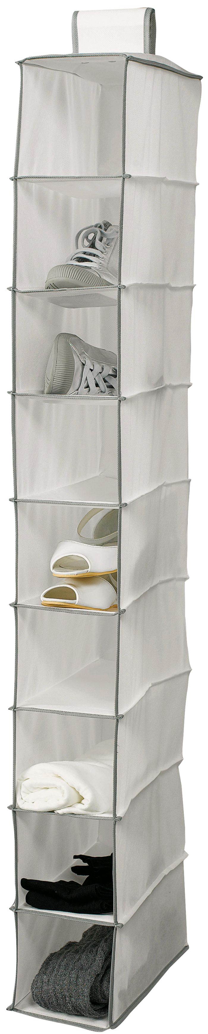 World of Storage Hanging Shoe Organiser with 9 Compartments 1 Compactor