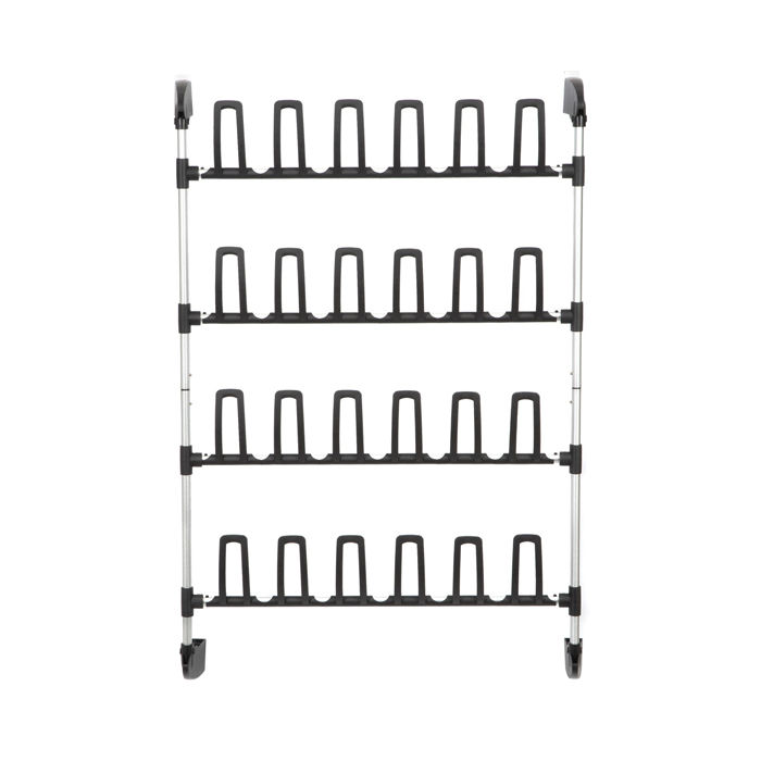 "Angela" Over Door Hanging Shoe Rack for 12 Pairs 2 Compactor