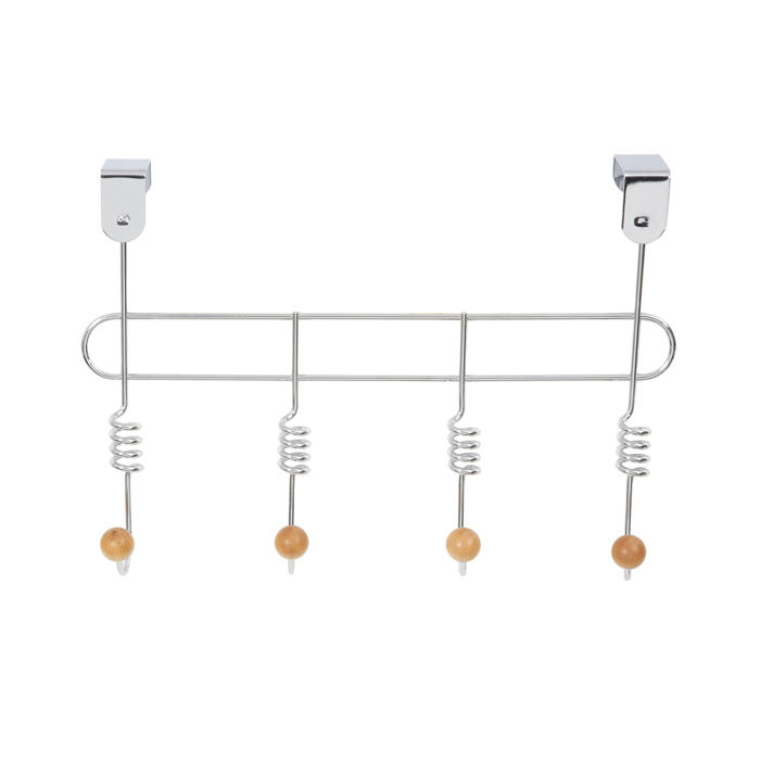 "Spirale" 4 Hook Over Door Hanger 2 Compactor