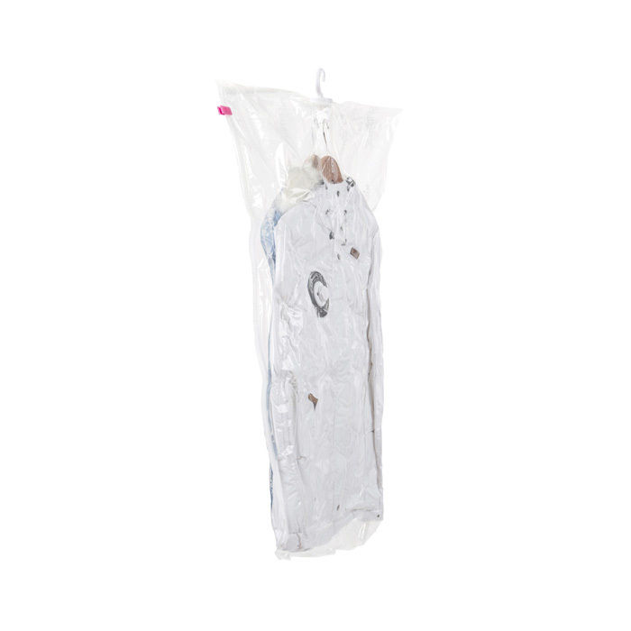 "Espace +" Set of 2 Space Saving Hanging Vacuum Bags - 1 Long and 1 Short 4 Compactor