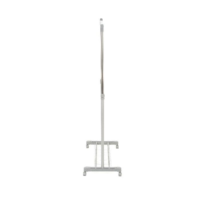 Loft Steel Adjustable Clothes Hanging Rail 3 Compactor