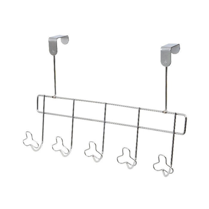 "Folio" 5 Hook Over Door Hanger 1 Compactor