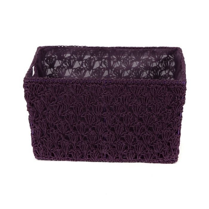 Storage basket 'Aunty'  plum colour - Large 2 Compactor