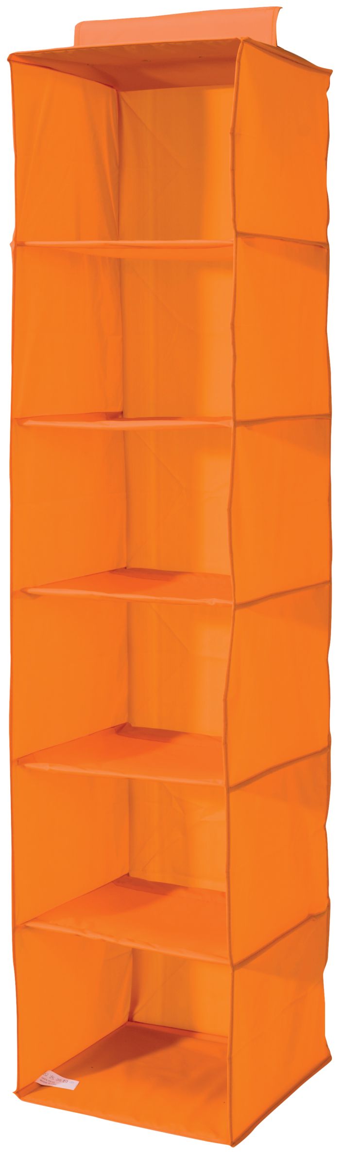 Hanging Clothes Organiser with 6 Compartments - Orange 1 Compactor