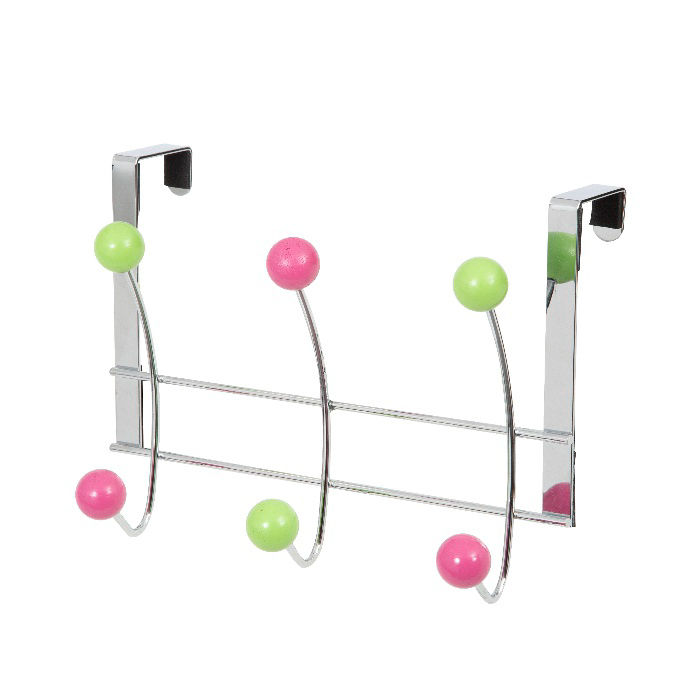 "Candies" 6 Hook Over Door Hanger 1 Compactor