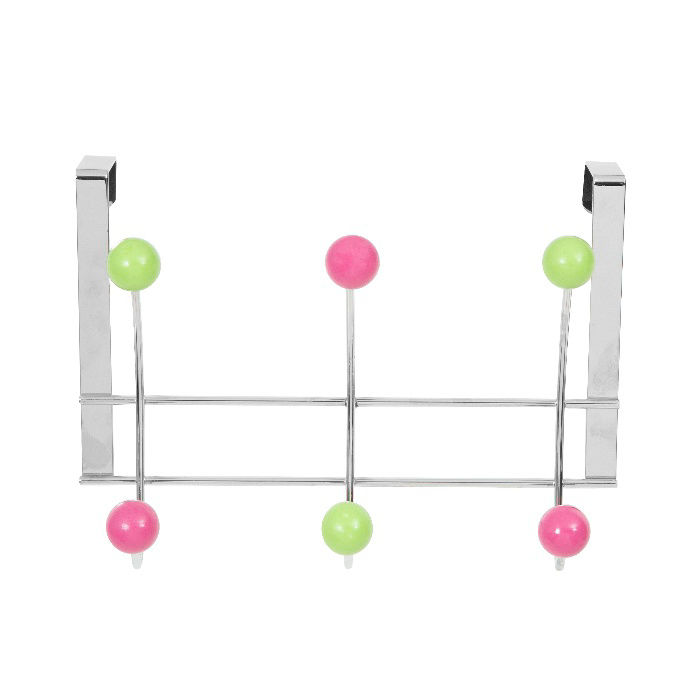 "Candies" 6 Hook Over Door Hanger 2 Compactor