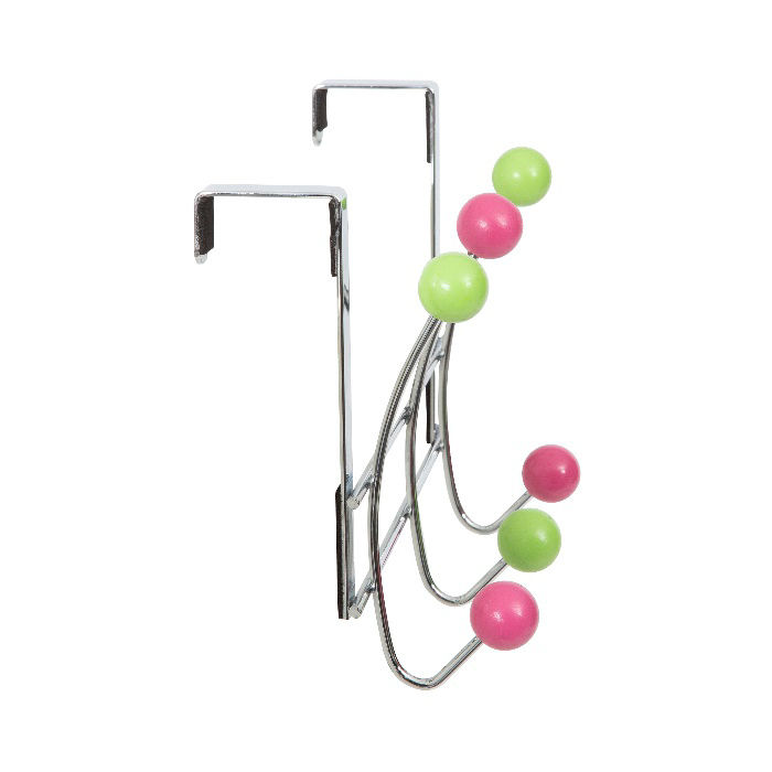 "Candies" 6 Hook Over Door Hanger 3 Compactor