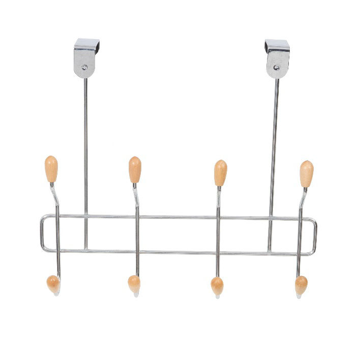 "Drop" 8 Hook Over Door Hanger 2 Compactor