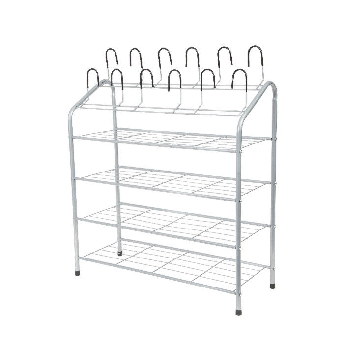 "Harry" 4 Shelf Shoe Rack 1 Compactor