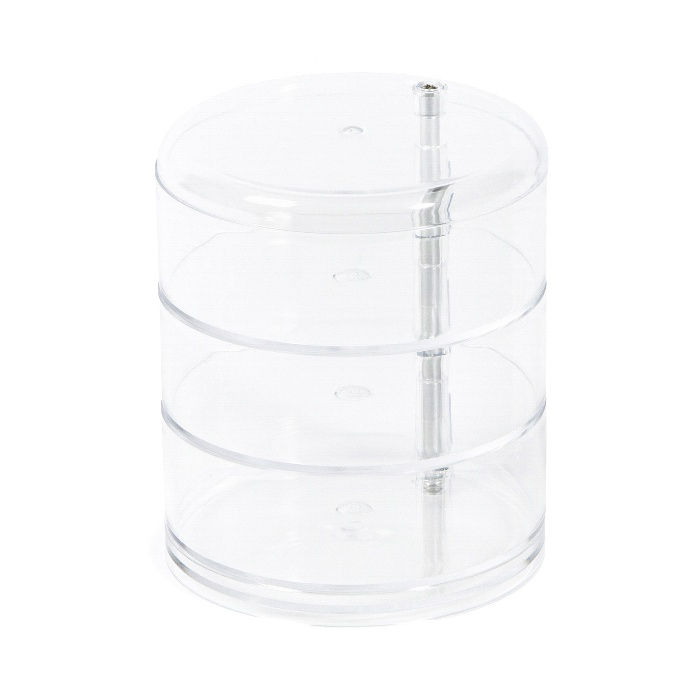 Swivel Jewellery Holder - Transparent 1 Compactor