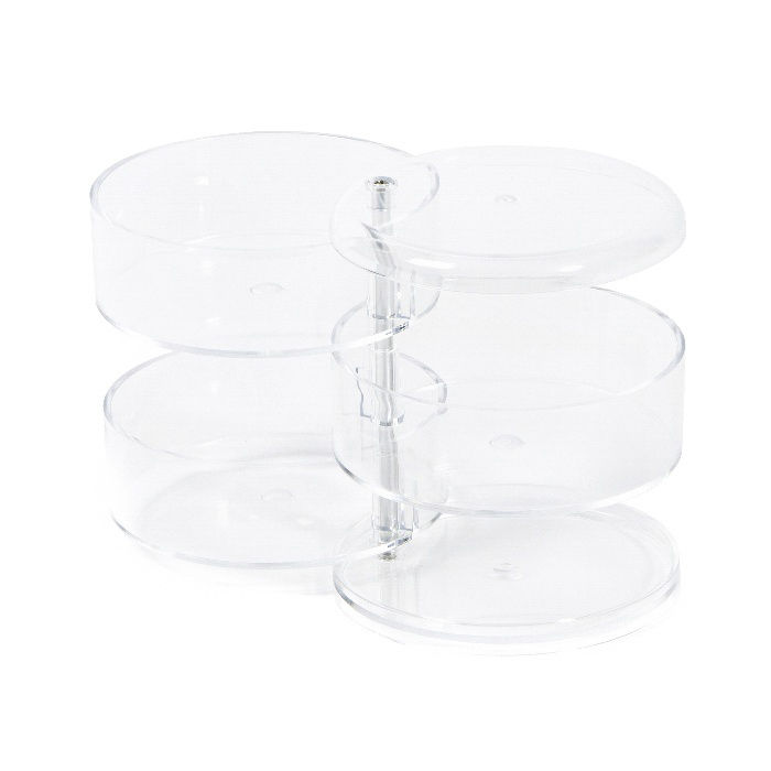 Swivel Jewellery Holder - Transparent 2 Compactor