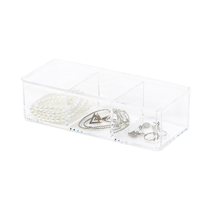 Jewellery and Make-up Organiser - Transparent 3 Compactor