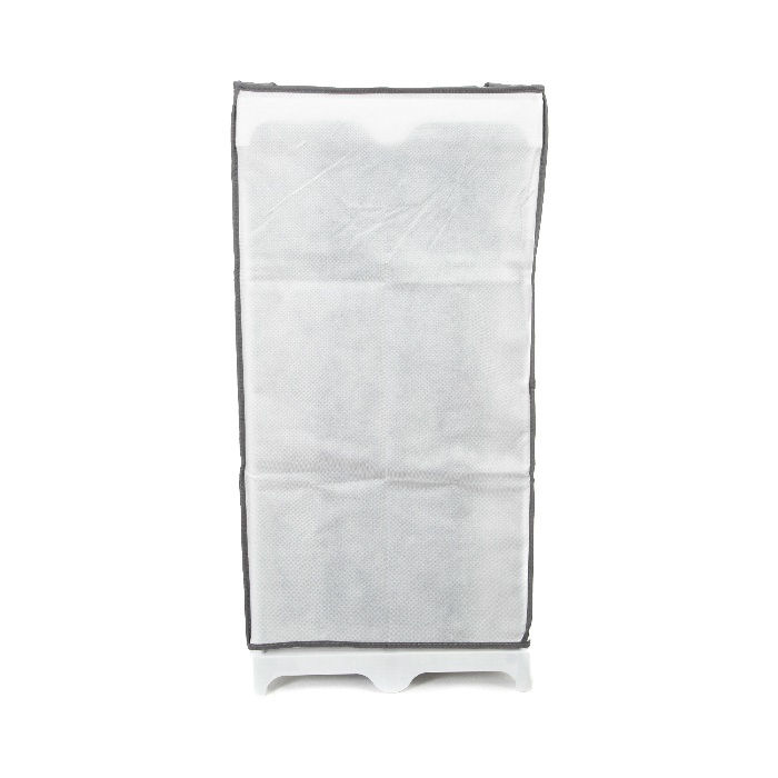 "Nuvola" 25 Compartment White Shoe Storage Rack 4 Compactor