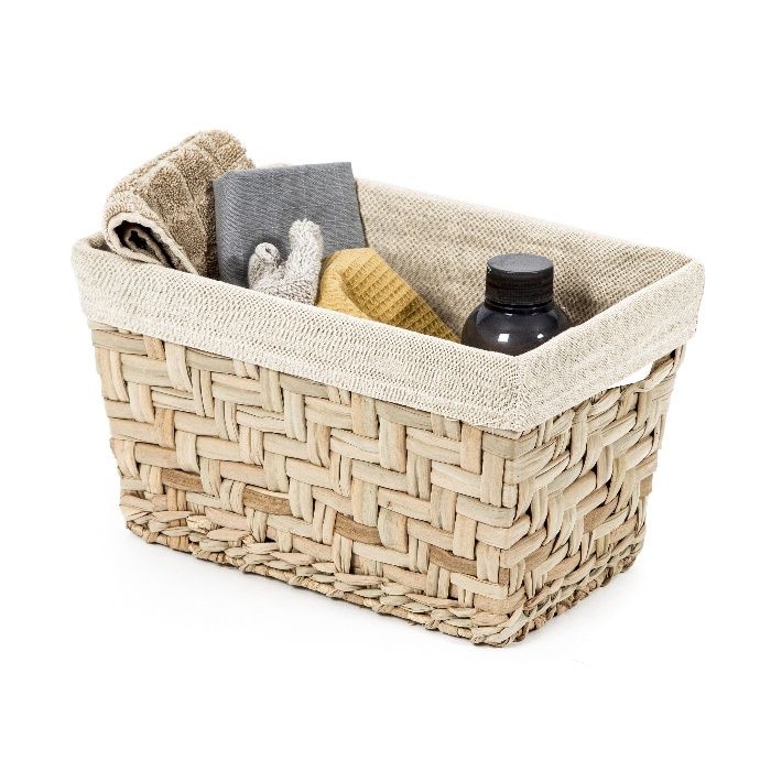 "Fiesta" Small Seagrass Storage Basket 4 Compactor