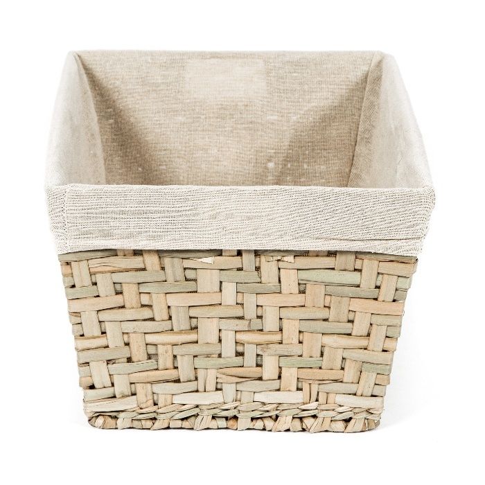 "Fiesta" Medium Seagrass Storage Basket 3 Compactor