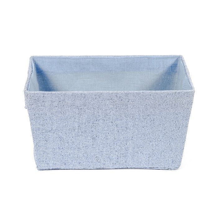 "Rio" Woven Storage Basket -  Lavendar Blue 2 Compactor