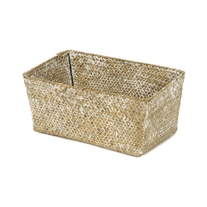 "Kito" Seagrass Storage Basket - Beige 1 Compactor