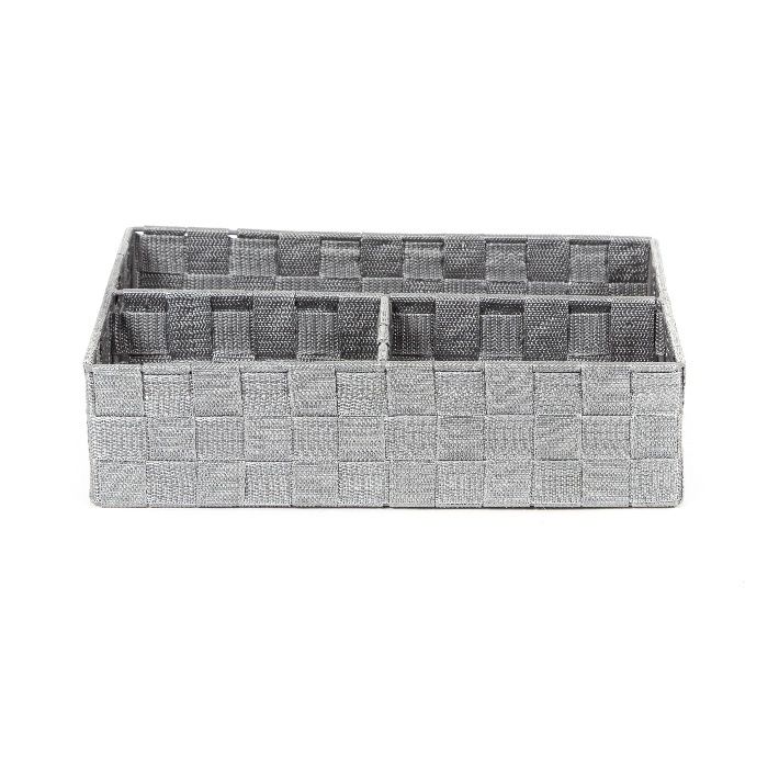 "Stan" Drawer Organiser with 3 Compartments - Grey 2 Compactor