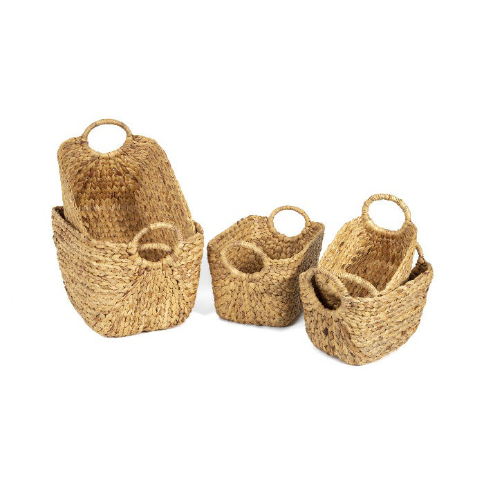 "Caracas" Small Woven Storage Basket 5 Compactor