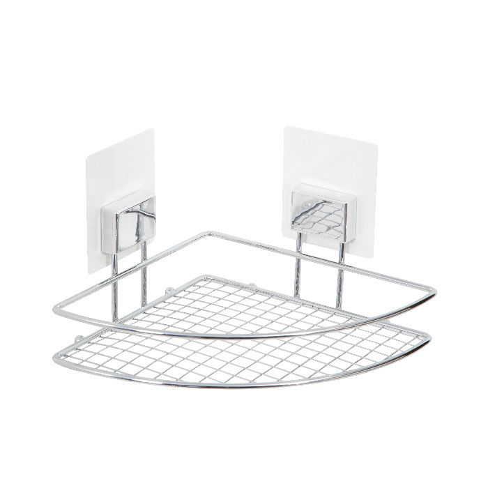 Bestlock Magic Wall Mountable Self Adhesive Corner Shelf 1 Compactor