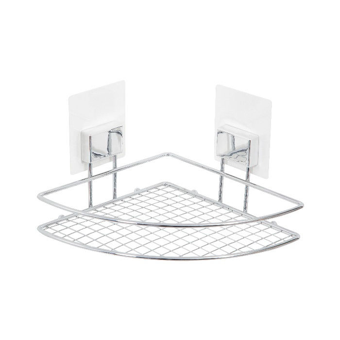 Bestlock Magic Wall Mountable Self Adhesive Corner Shelf 2 Compactor