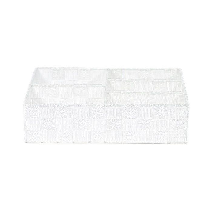 "Stan" Drawer Organiser with 5 Compartments - White 2 Compactor