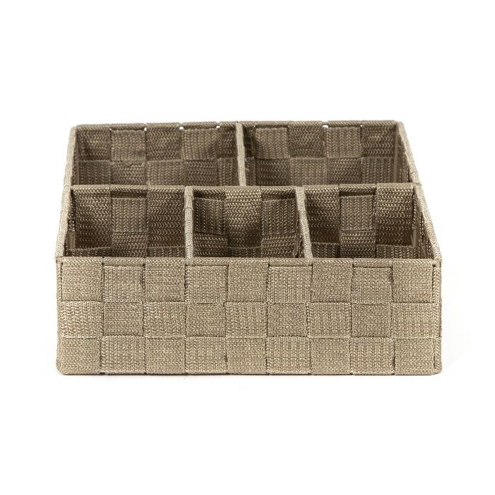 "Stan" Drawer Organiser with 5 Compartments - Taupe 3 Compactor