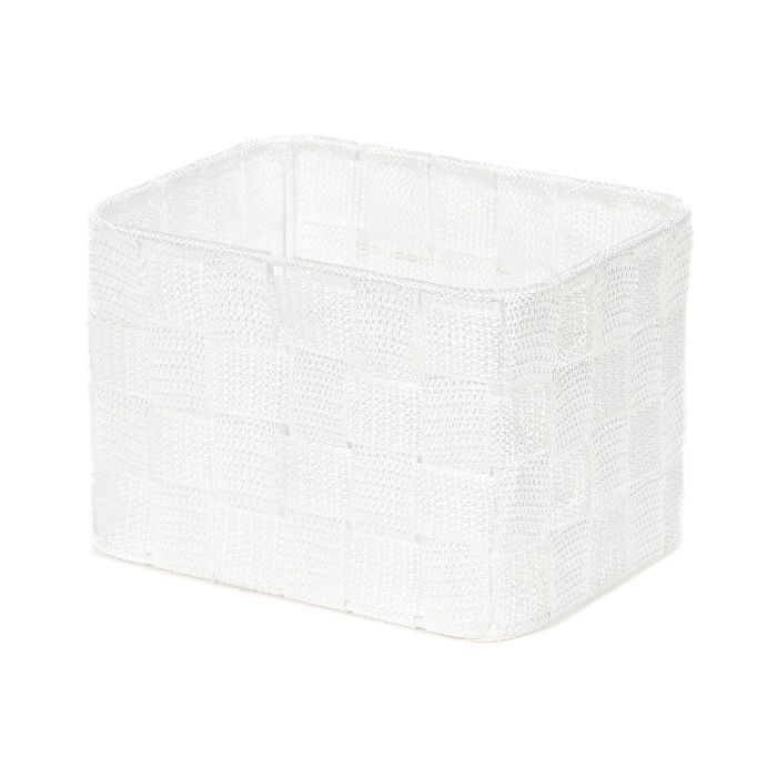 "Stan" Storage Basket - White 1 Compactor