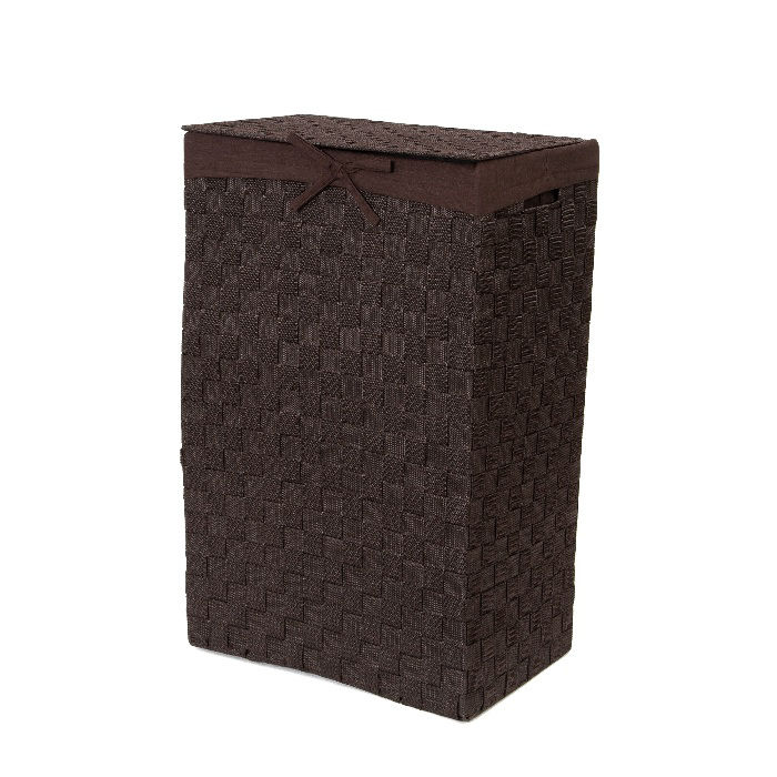 "Stan" Rectangle Laundry Basket - Brown 1 Compactor