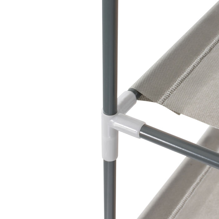 "Salome" Stackable 4 Shelf Shoe Rack  6 Compactor