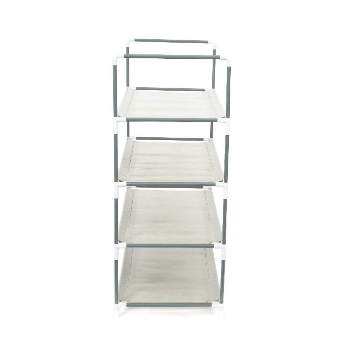 "Salome" Stackable 4 Shelf Shoe Rack  3 Compactor