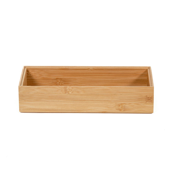 "Osaka" XXL Bamboo Storage Organiser Box 2 Compactor