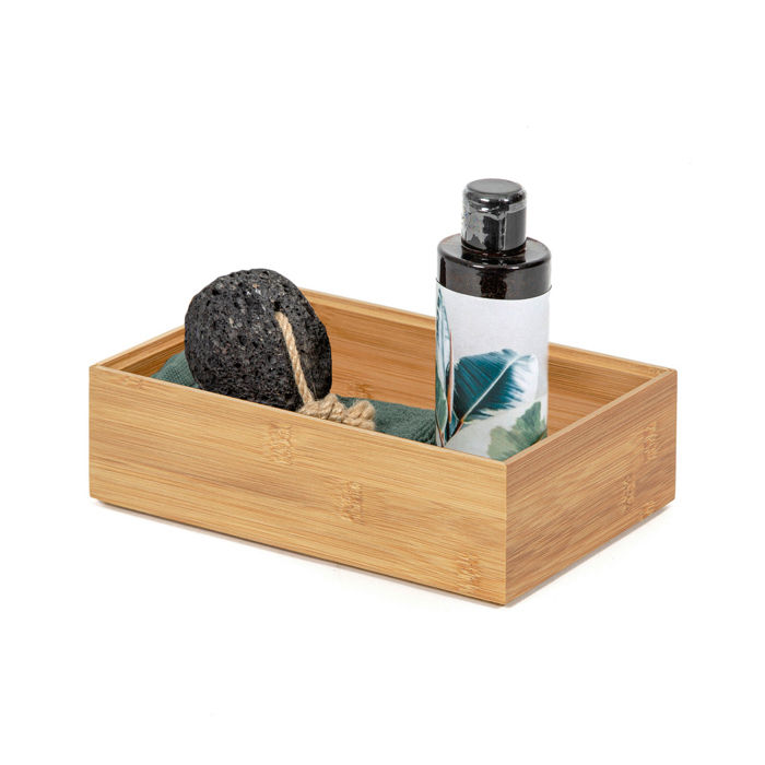 "Osaka" Large Bamboo Storage Organiser Box 4 Compactor