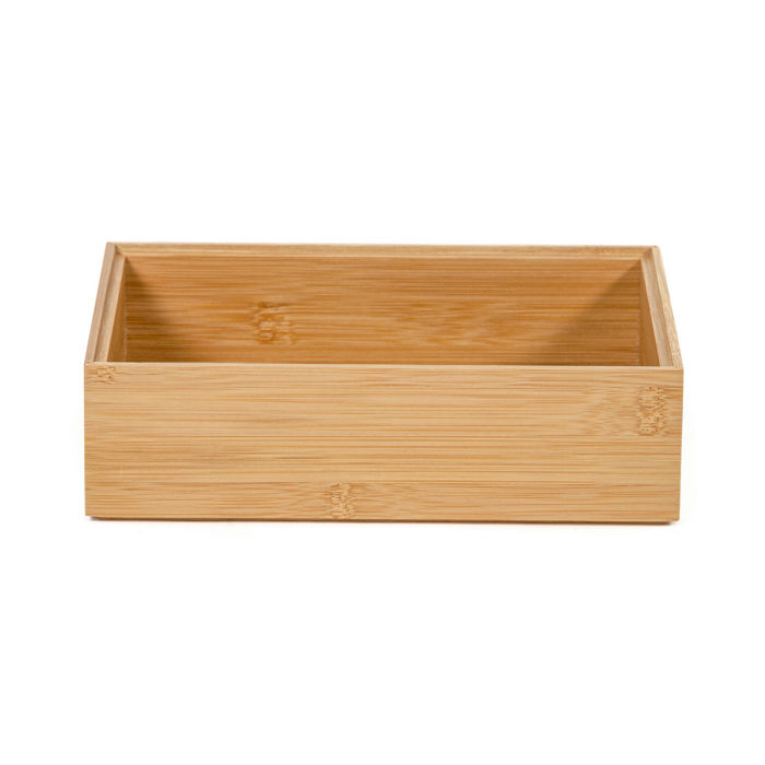 "Osaka" Large Bamboo Storage Organiser Box 2 Compactor