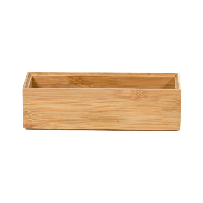 "Osaka" Medium Bamboo Storage Organiser Box 2 Compactor