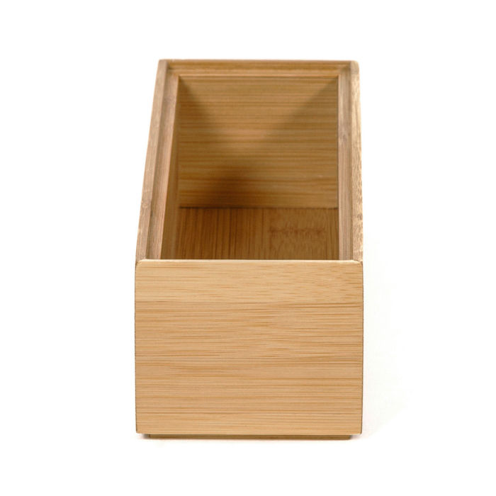 "Osaka" Medium Bamboo Storage Organiser Box 3 Compactor
