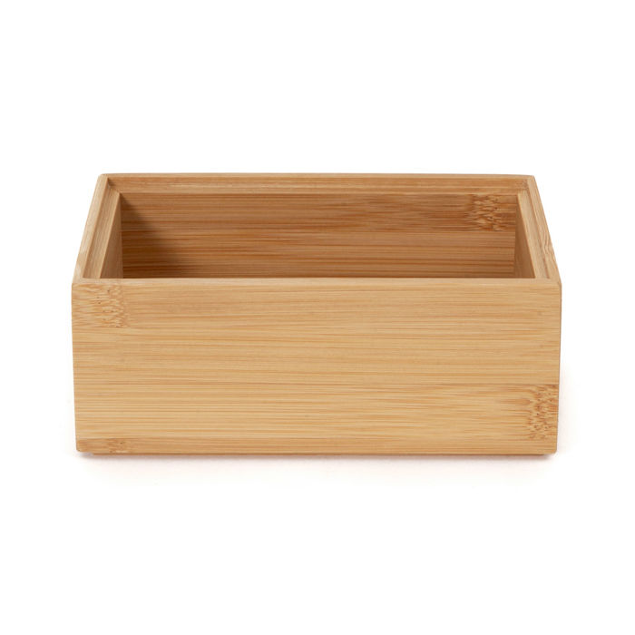 "Osaka" Small Bamboo Storage Organiser Box 1 Compactor
