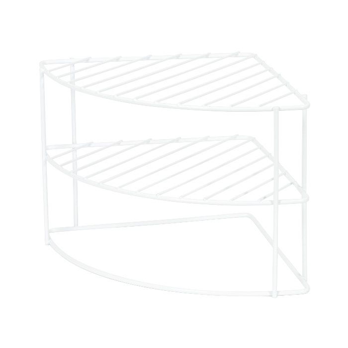 Rounded Corner Kitchen Storage Organiser Shelf / Rack 1 Compactor