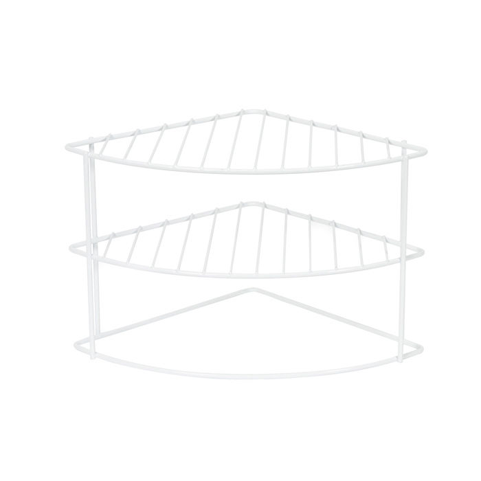 Rounded Corner Kitchen Storage Organiser Shelf / Rack 2 Compactor