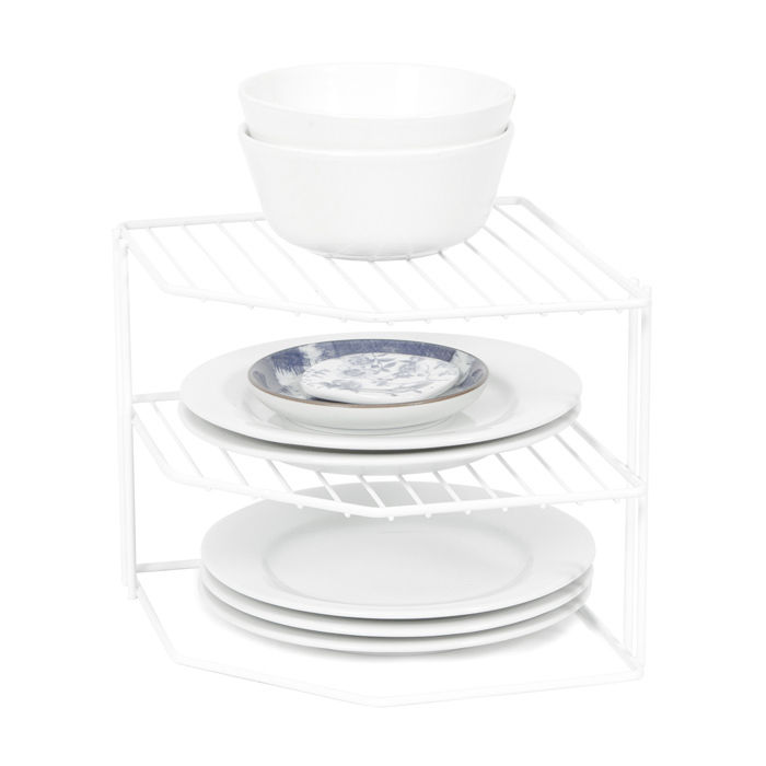 Corner Kitchen Organiser Shelf / Rack 3 Compactor