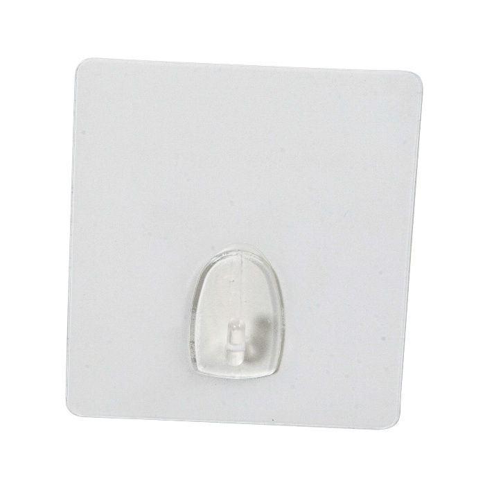 Bestlock Magic No Drilling Wall Mountable Transparent Single Hook 2 Compactor