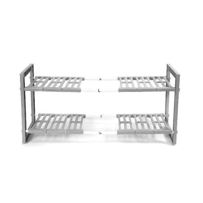 Extendable Under Sink Storage Rack 4 Compactor