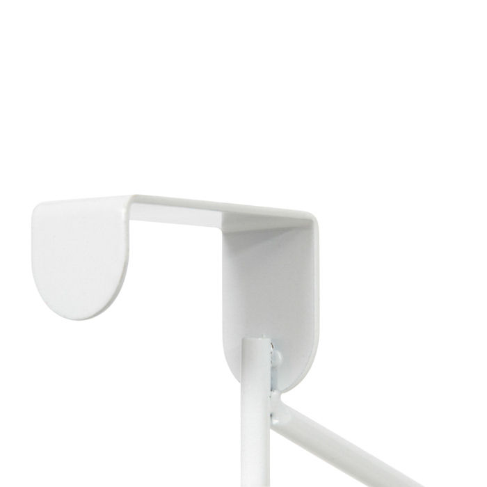 "Sigma" Over Door Single Hanging Hook with Coat Hanger Storage 4 Compactor
