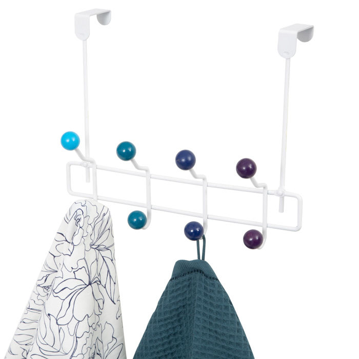 "Galaxy" 8 Hook Over Door Hanger 5 Compactor