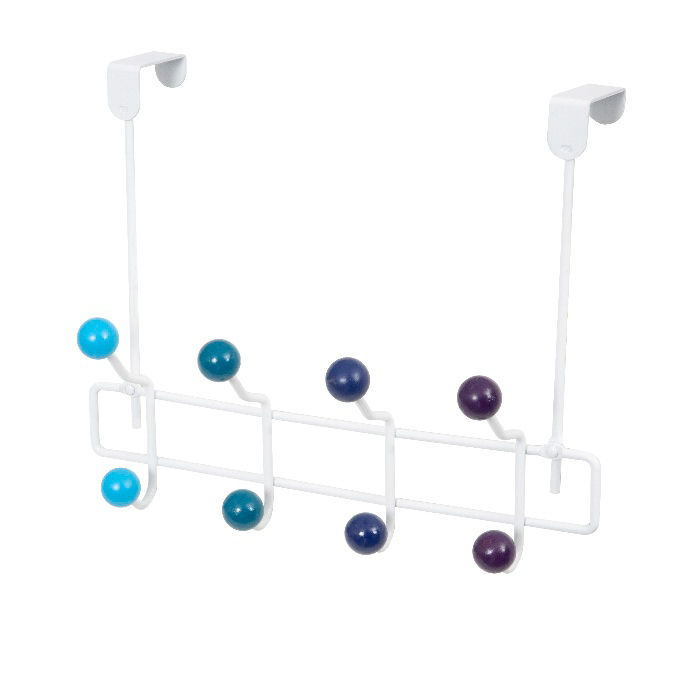 "Galaxy" 8 Hook Over Door Hanger 1 Compactor