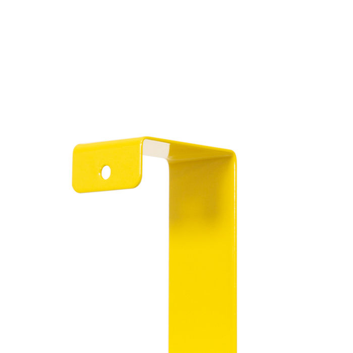 "Solo" Steel Over Door Easy Reach Hanging Hook - Yellow 4 Compactor